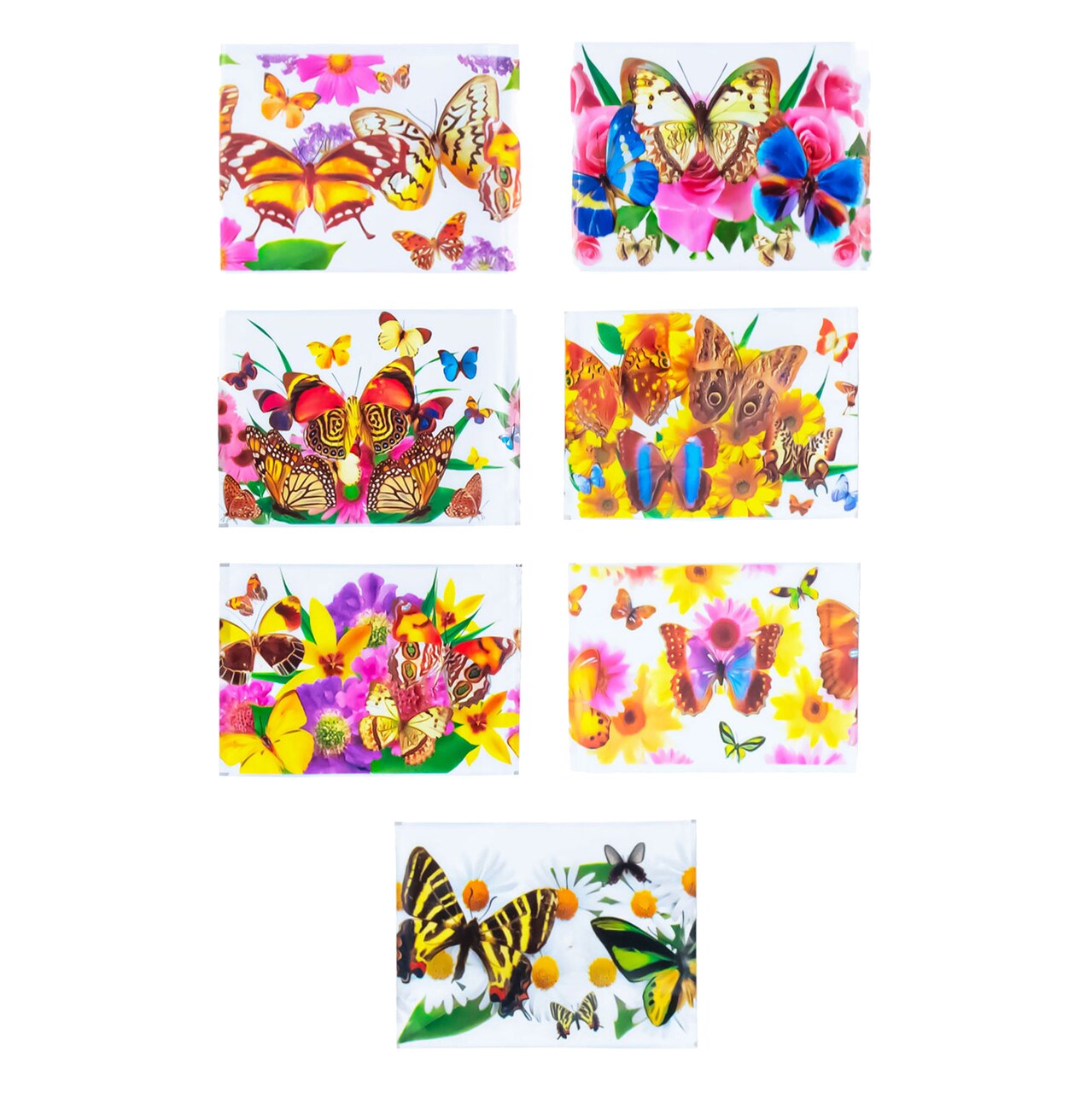 7 Butterflies Ukrainian Easter Egg Decorating Wraps Heat Shrink Sleeves